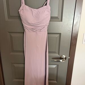 HALARA Soft Pink Maxi Dress